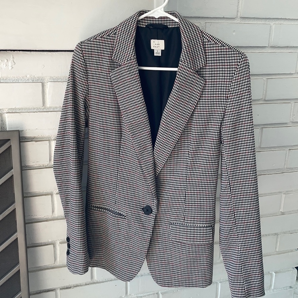 A New Day Blazer, Size 4, Fun Pattern